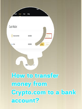 How to transfer money to bank from crypto com